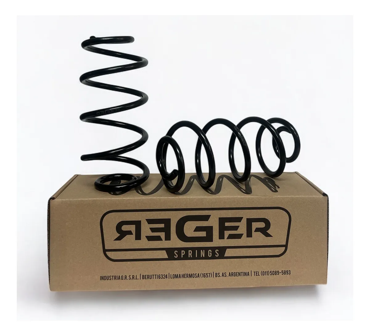 Kit 2 Espirales Reger Traseros Chevrolet Prisma II 1.4 8v LT/LTZ 13 -18 Reforzados - Imagen 3